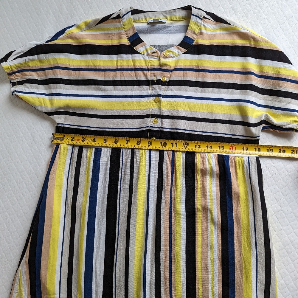 Peter Som for Anthropologie Naxos Striped Tunic Dress, Size S Petite - Picture 7 of 10